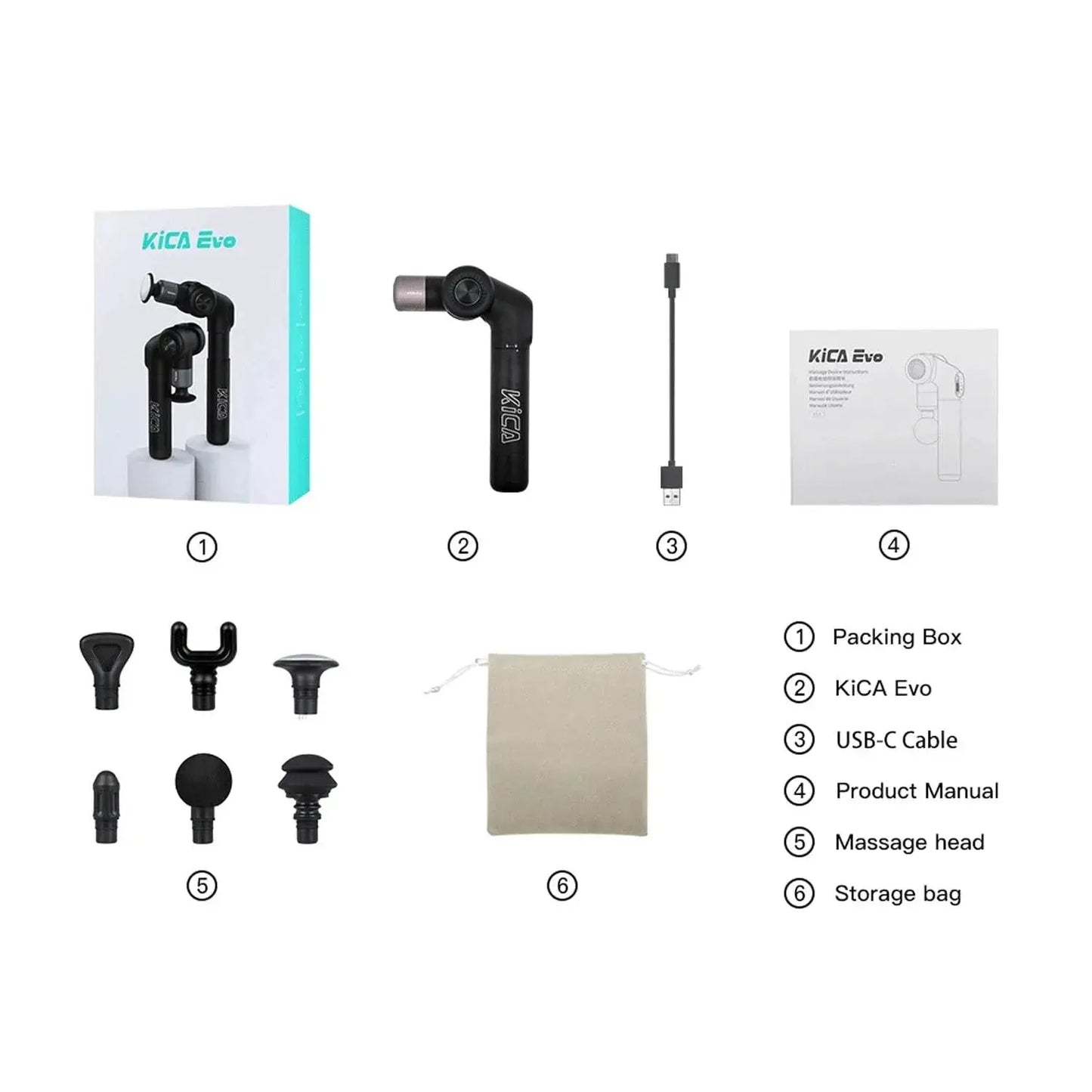 Refurbished KiCA Evo Massage Gun - KICA