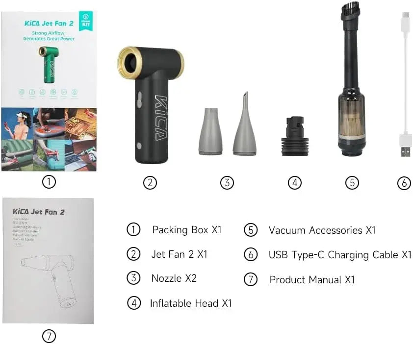 KiCA Jet Fan 2 Combo - KICA