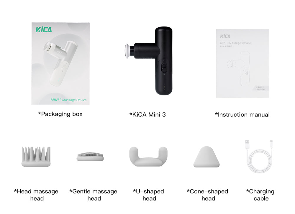 KICA Mini 3 All-in-One Massage Gun